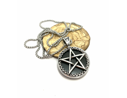 PENDENTIF PENTACLE & SHUNGITE