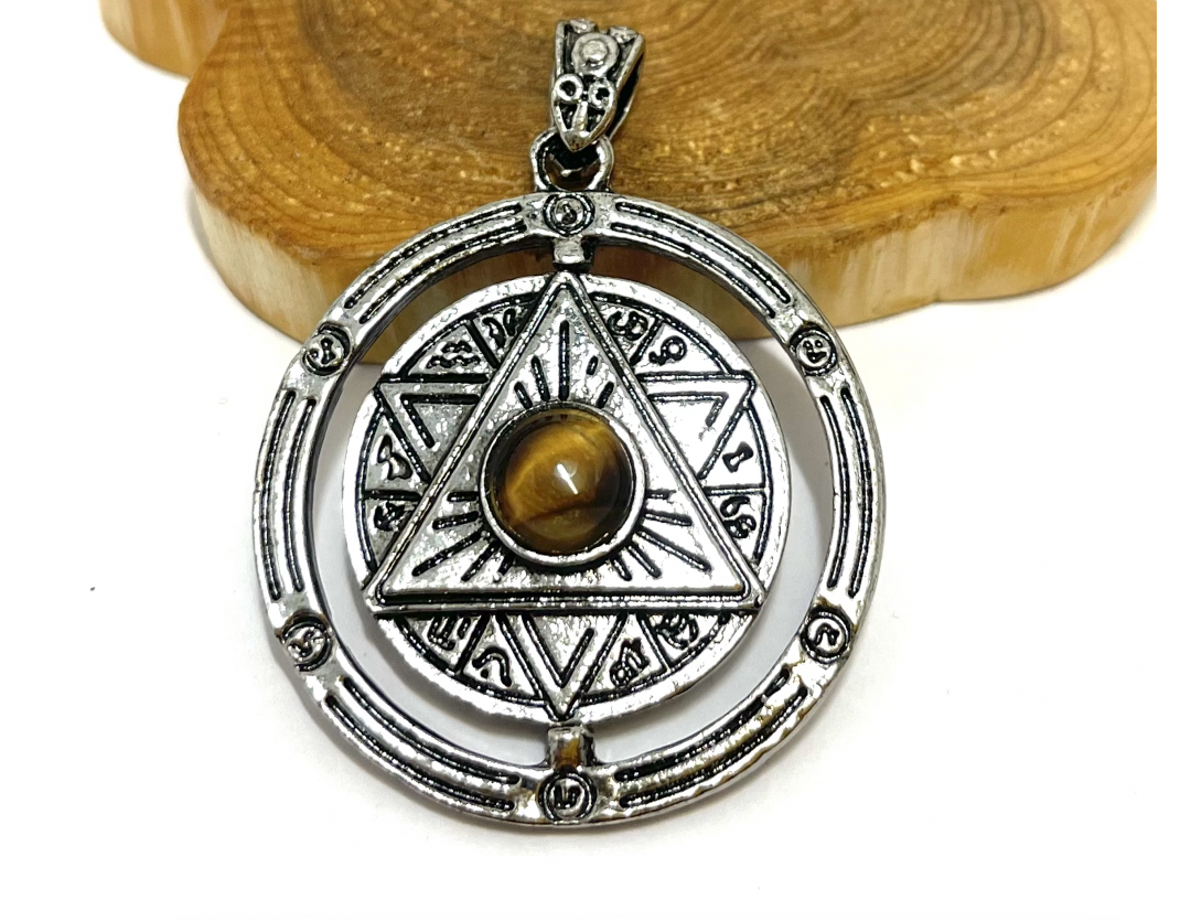 PENDENTIF PENTACLE MÉTAL