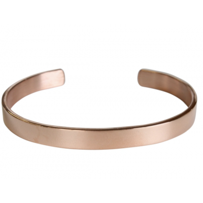 BRACELET CUIVRE - JONC PLAT AJUSTABLE