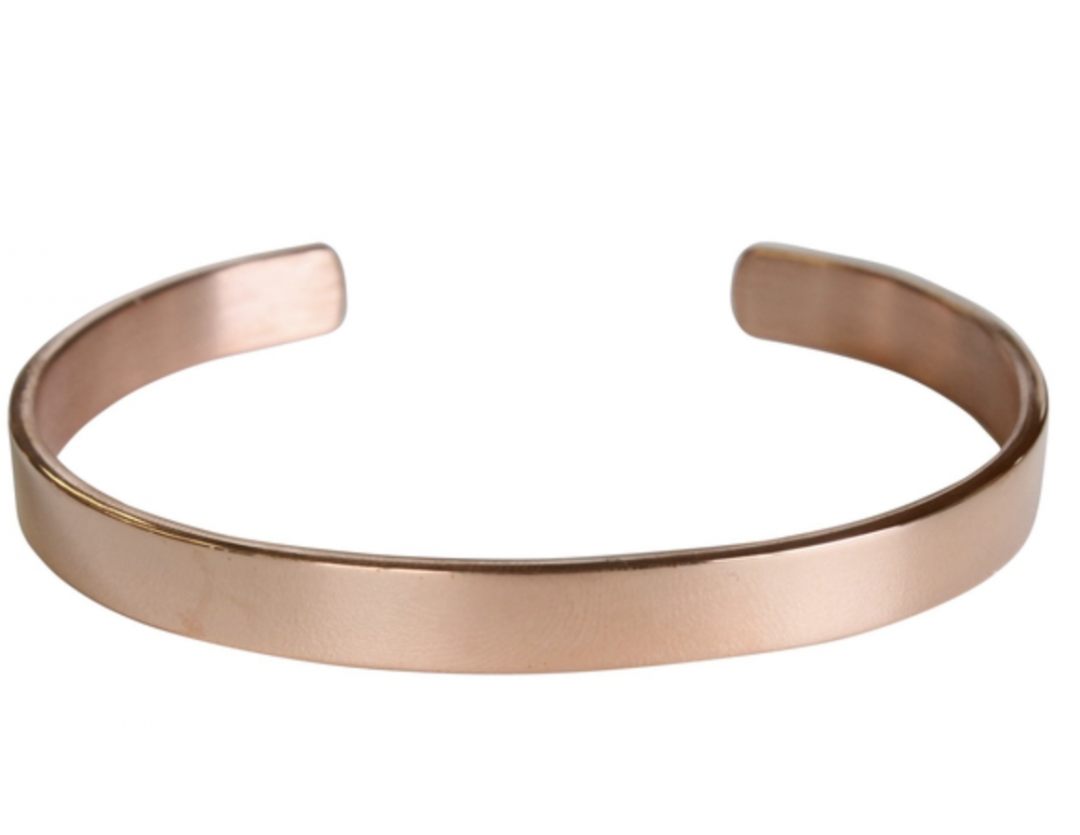 BRACELET CUIVRE - JONC PLAT AJUSTABLE