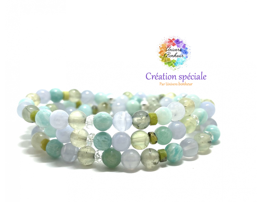 BRACELET CRÉATION "COMME SUR UN NUAGE"