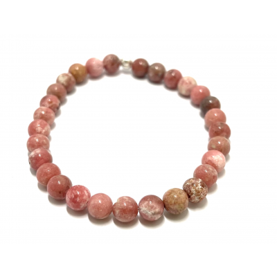 THULITE 6 MM - BRACELET LITHOTHÉRAPIE