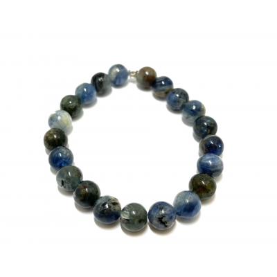 CYANITE NATURELLE 8MM - BRACELET LITHOTHÉRAPIE