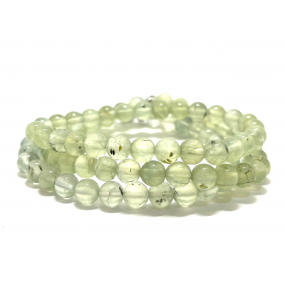 PREHNITE 6MM - BRACELET LITHOTHÉRAPIE