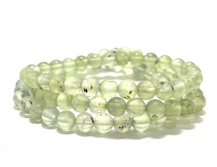 PREHNITE 6MM - BRACELET LITHOTHÉRAPIE