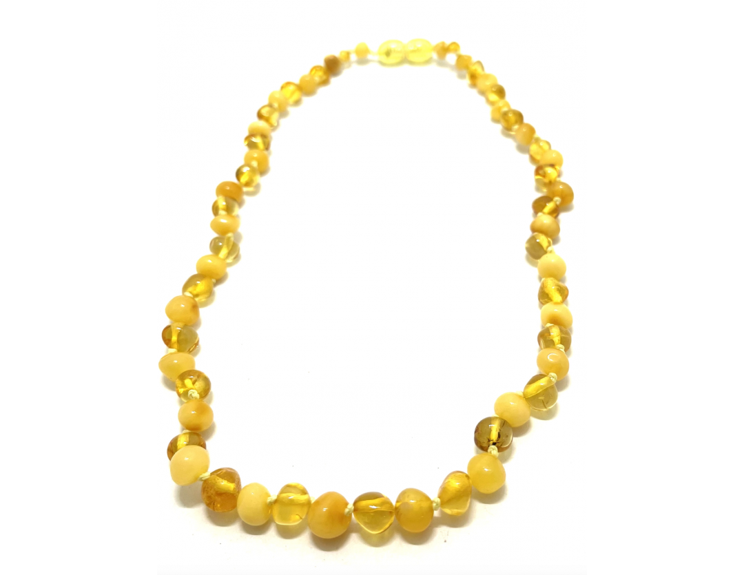 COLLIER AMBRE ADULTE - ENFANT 40 CM