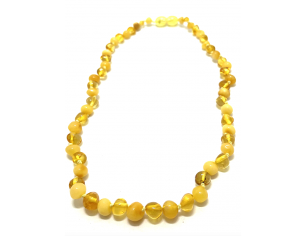 COLLIER AMBRE ADULTE - ENFANT 40 CM