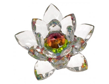 FLEUR DE LOTUS CRISTAL GRAND 10 cm