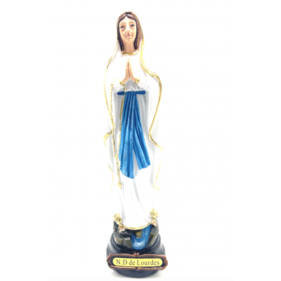 STATUE 20 CM VIERGE ND LOURDES