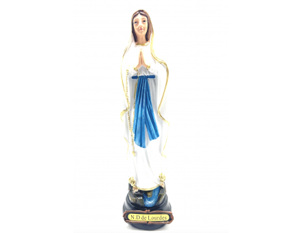 STATUE 20 CM VIERGE ND LOURDES