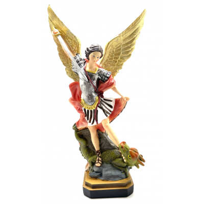 STATUE RESINE ST MICHEL 30 CM