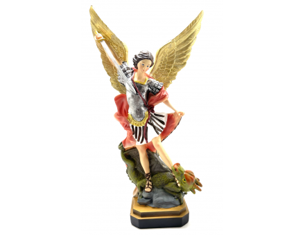 STATUE RESINE ST MICHEL 30 CM