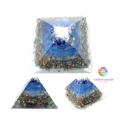 ORGONITE PYRAMYDE 11,4 X 11,4 CM